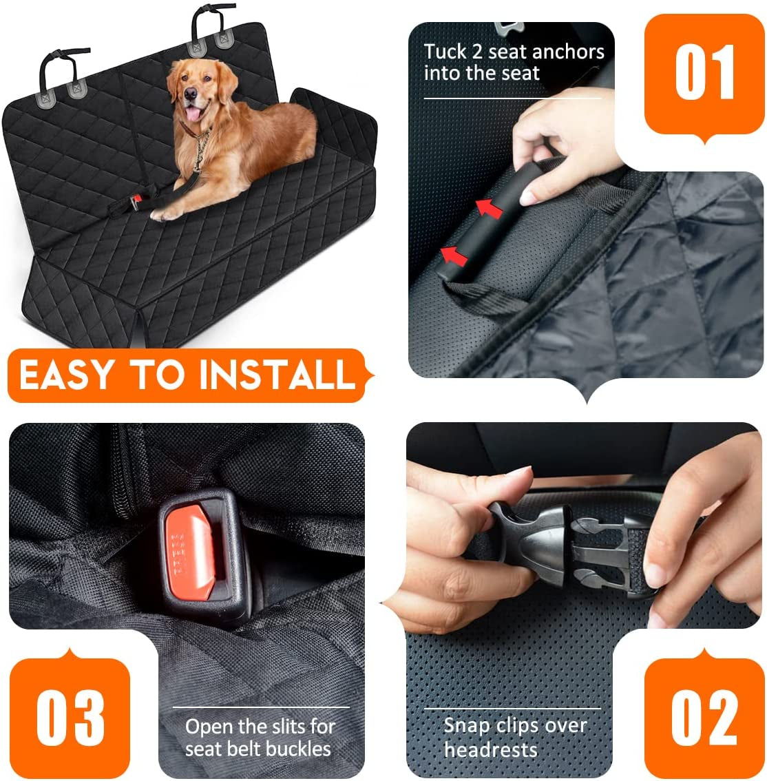 DogSafe Ride™ Waterproof Car Seat Cover 
